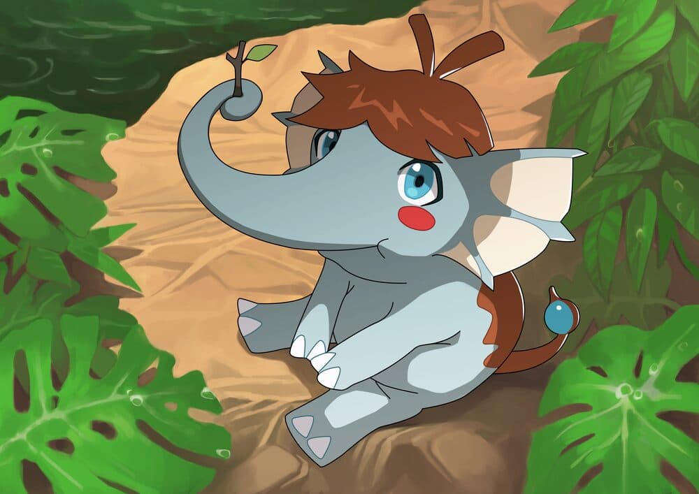 Illustration of Fylopin, a water and nature creo