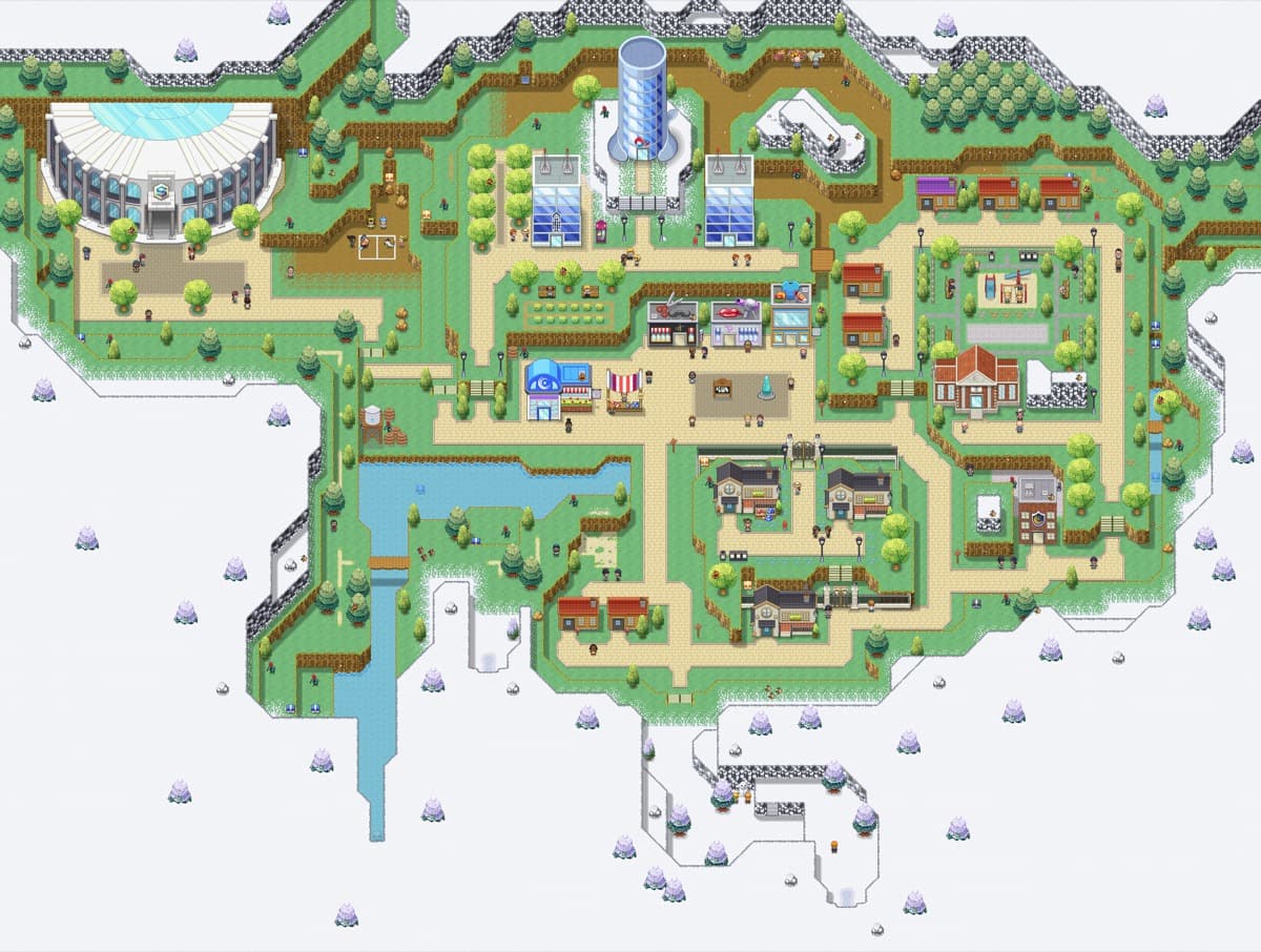Map of Akhir City
