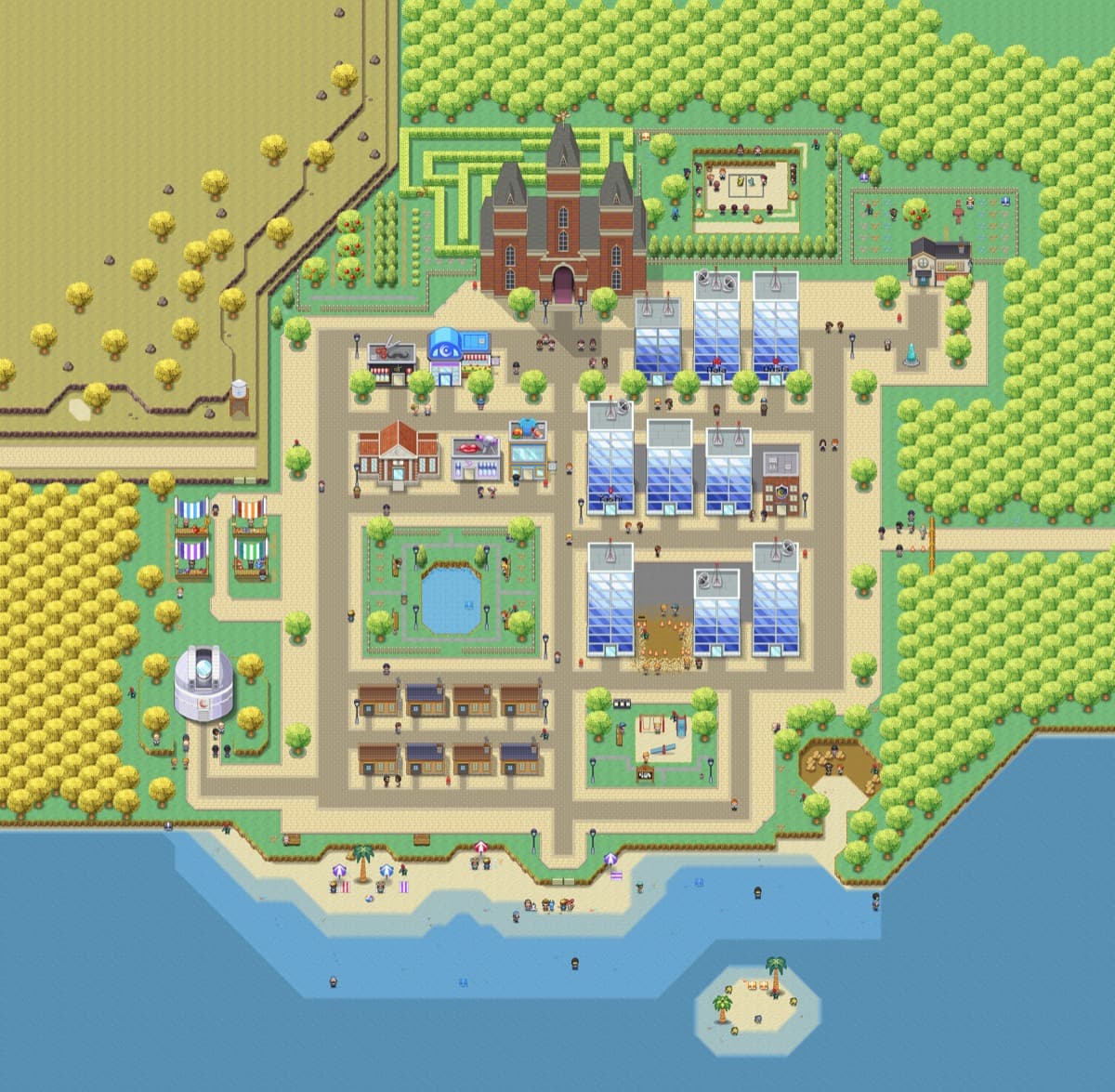 Map of Muhit City