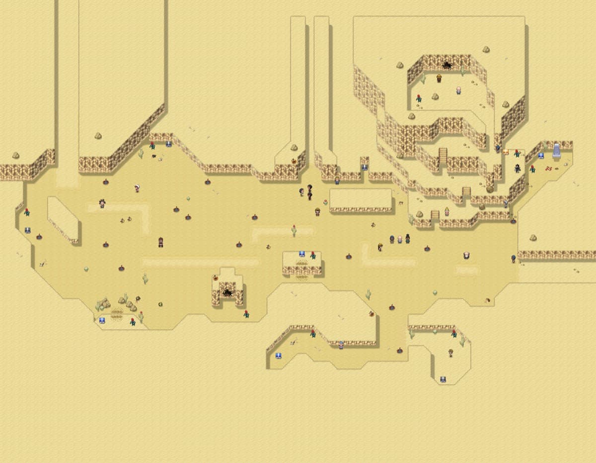 Map of Sahra Desert