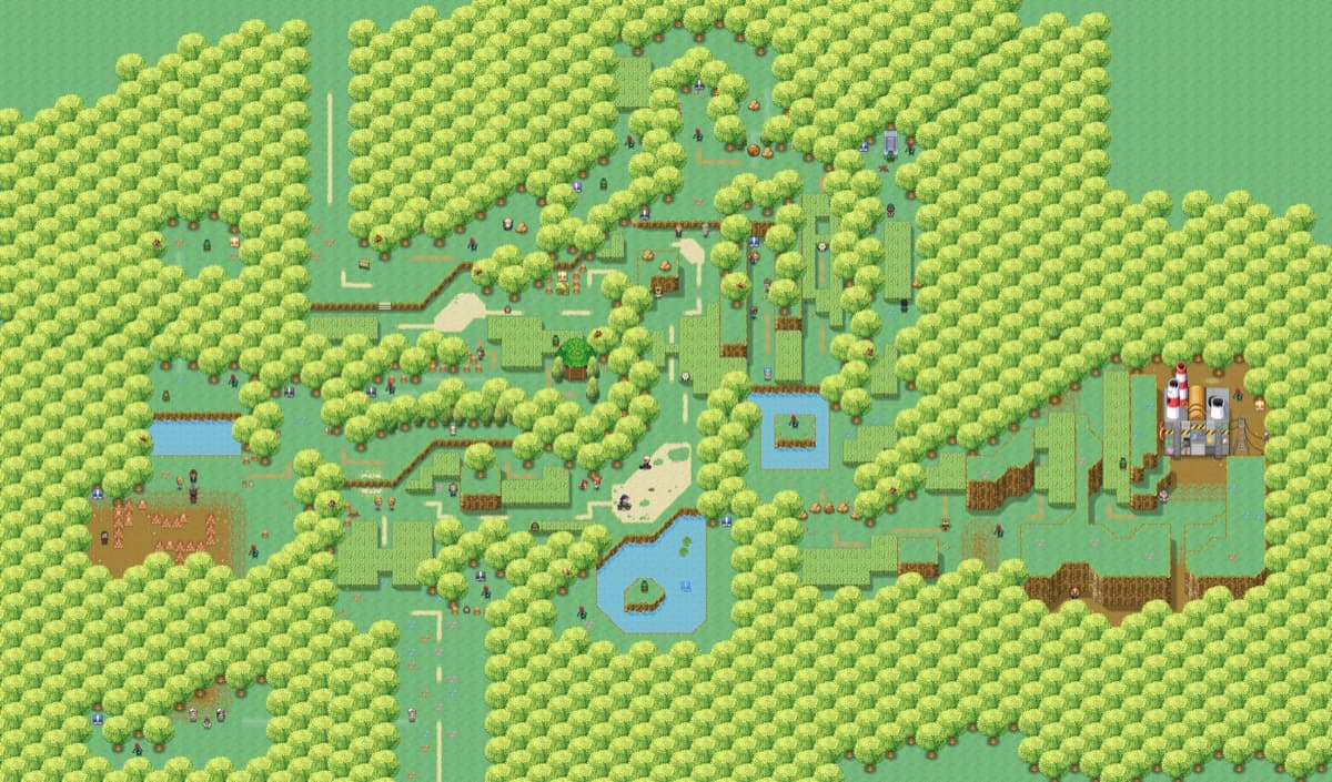 Map of Sunrise Forest